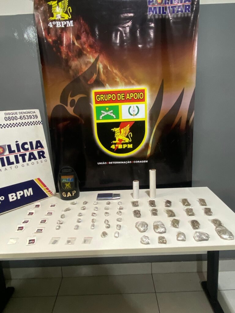 1000406017-768x1024 Ação Policial no Bairro Mapin, em Várzea Grande, Resulta na Apreensão de Drogas e Detenção de Suspeito