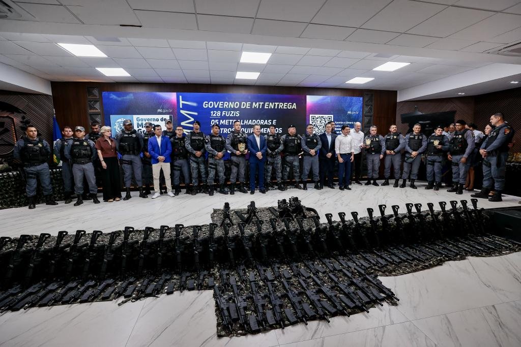 PRODUTIVIDADE-HOMENAGEM-PM-2 PM de Mato Grosso homenageia unidades por destaque no combate ao crime durante o Programa Tolerância Zero
