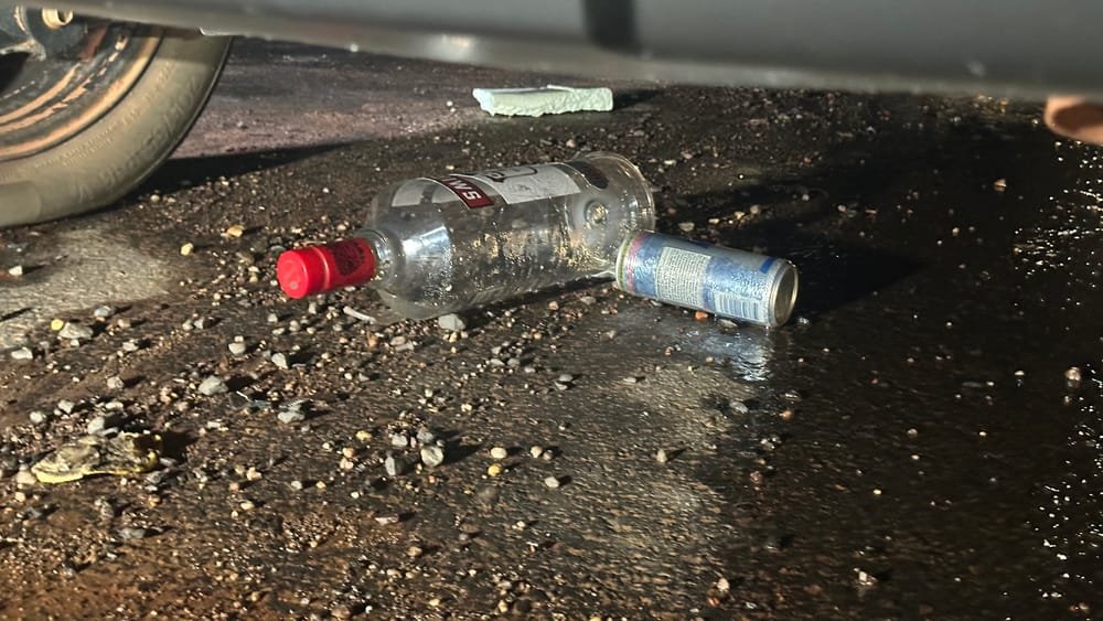 1000616682 Motorista bêbado na contramão causa acidente grave e foge no viaduto da Miguel Sutil, em Cuiabá