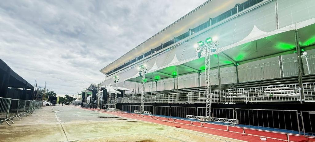 estrutura-carnaval Arena Pantanal vira passarela do Carnaval e recebe desfiles de 6 a 8 de fevereiro